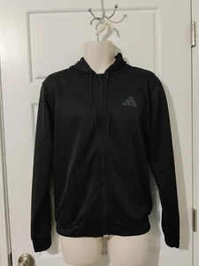 Sudadera con Capucha Adidas Train Essentials Temporada Cremallera Completa IS6700 Talla Pequeña Nueva con Etiquetas - Imagen 1 de 6