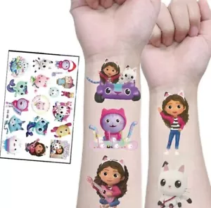 Gabby's Dollhouse Taylor Swift Mario Sonic Lilo&Stitch tattoo stickers - Picture 1 of 33
