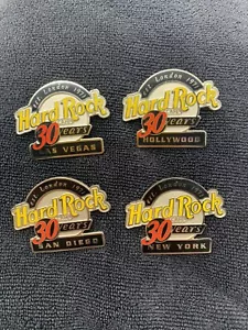 Spille Hard Rock Cafe 30 anni Anniver-New York Las Vegas San Diego Hollywood - Foto 1 di 3