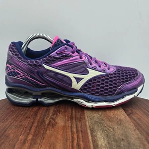 Mizuno Wave Creation 17 Shoes Women's 8.5 Purple Pink Running Trainers Sneakers - Picture 1 of 11
