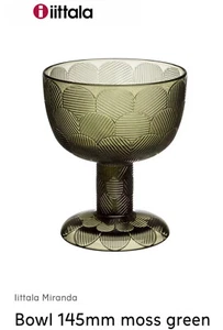 Iittala Miranda Schale 145 mm /5,7 Zoll moosgrün Auslauffarbe NEU Karton - Bild 1 von 11