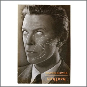 David Bowie Heathen 2002 Signed Promotional Card (UK) - Picture 1 of 2