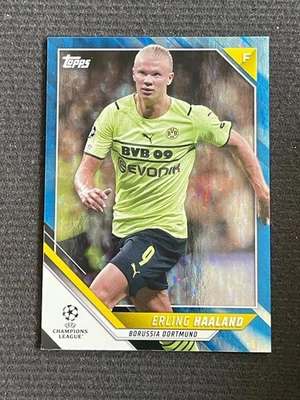 Erling Haaland 2021-22 Topps UCC Blue Icy 41/99 #1 - Image 1 of 2