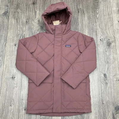 Patagonia Jacket Size Large 12 Youth Dulse Mauve Thermawarmth $199 - Image 1 of 4