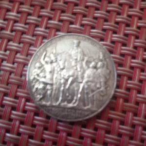 1913 Deutschland Preußen Silber 3 Mark Niederlage Napoleons. - Bild 1 von 4