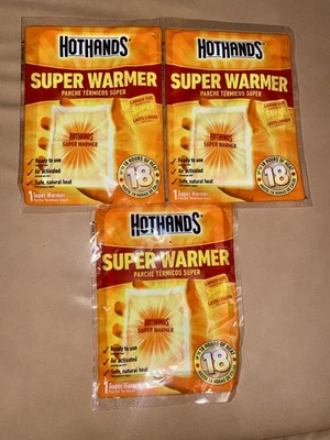 HotHands | Súper calentador | Tamaño más grande ~ Dura más | Paquete térmico | Juego de tres Foto 1 de 2