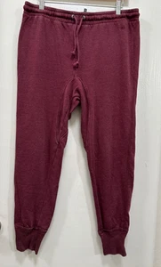 Joe's Women Jogger Dark Red Lounge Sweatpants size Medium - Picture 1 of 12