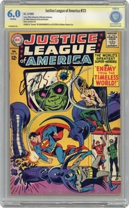 Justice League of America #33 CBCS 6.0 SS Ben McKenzie 1965 16-DA89AF2-033 - Picture 1 of 2