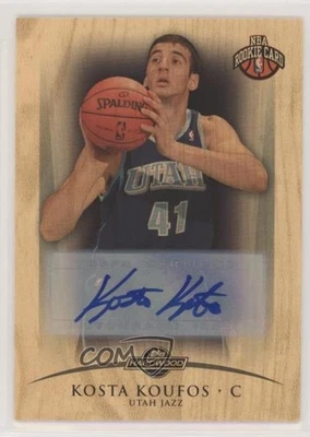 2008-09 Topps Hardwood Rookie Signatures/69 Kosta Koufos #121 automático radiocontrol Foto 1 de 2