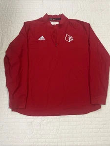 Adidas Size Large Workout Jacket Cardinals Team Issued Brandon Sharpe Color Red - Picture 1 of 18