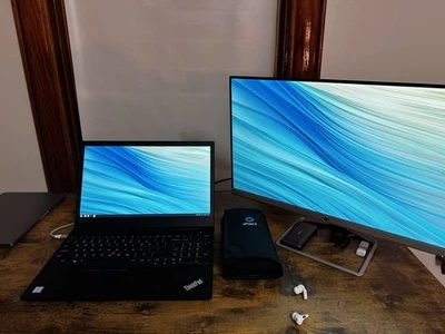 联想 ThinkPad E580 – 15.6 英寸全高清 – i5-8250U – 8GB RAM – 256GB 固态硬盘 – Linux 完好 — 第 1/4 张图片