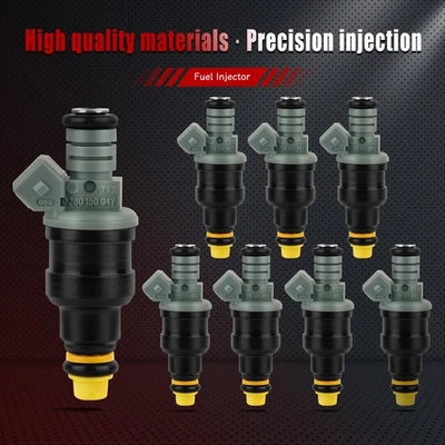 8x Inyectores de combustible para Ford Mustang 1993-1996 5,0 L 1991-1996 Ford F-250 7,5 L Foto 1 de 4