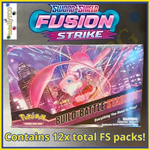 Pokemon Fusion Strike Build & Battle Stadium - 12 Total Packs - Neu und Sealed! - Bild 1 von 1