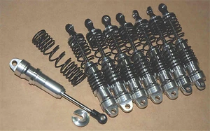 High Performance Big Bore Shocks Fit ASSOCIATED MONSTER GT .21 4.6 8.0 MGT -Sil - Picture 1 of 2