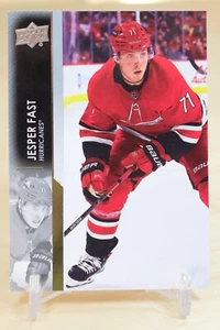 2021-22 Upper Deck Series 2 Base #282 Jesper Fast - Carolina Hurricanes - Picture 1 of 2