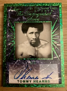 Hoja en el juego 2022 usado serie distinguida verde Tommy Hearns automático #2/3! - Imagen 1 de 1