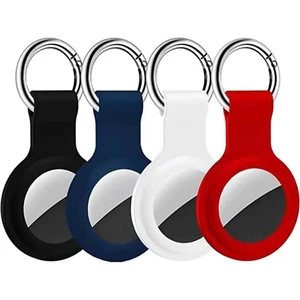 4 Pack Airtag Holder Air Tag Keychain Case for Apple Tag Bag Tag Pendant - Picture 1 of 6
