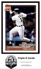 1991 Topps #498 Mark Salas Detroit Tigers ~A5G