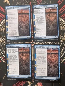 MTG 4 x WILDS OF ELDRAINE  Uncommon GADWICK'S FIRST DUEL NM - Imagen 1 de 1