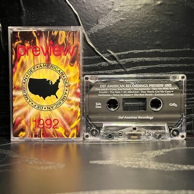 Various – Def American Recordings Preview 1992 (US, Sampler, Promo) Cassette - Image 1 of 4