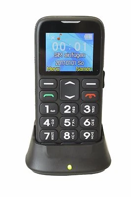 Seniorenhandy sprechend / SOS - Taste / Licht / Simlockfrei / extra große Tasten - Bild 1 von 3