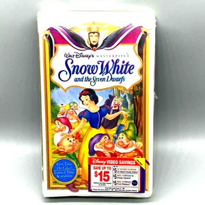 Walt Disney's Masterpiece Snow White and the Seven Dwarfs VHS, 1994 1st, SEALED - Picture 1 of 8