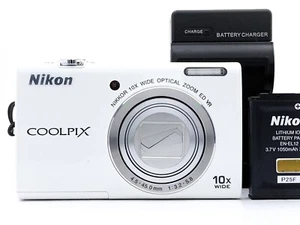 Nikon COOLPIX S6200 White 16.0MP 10x Compact Digital Camera from Japan - Picture 1 of 14