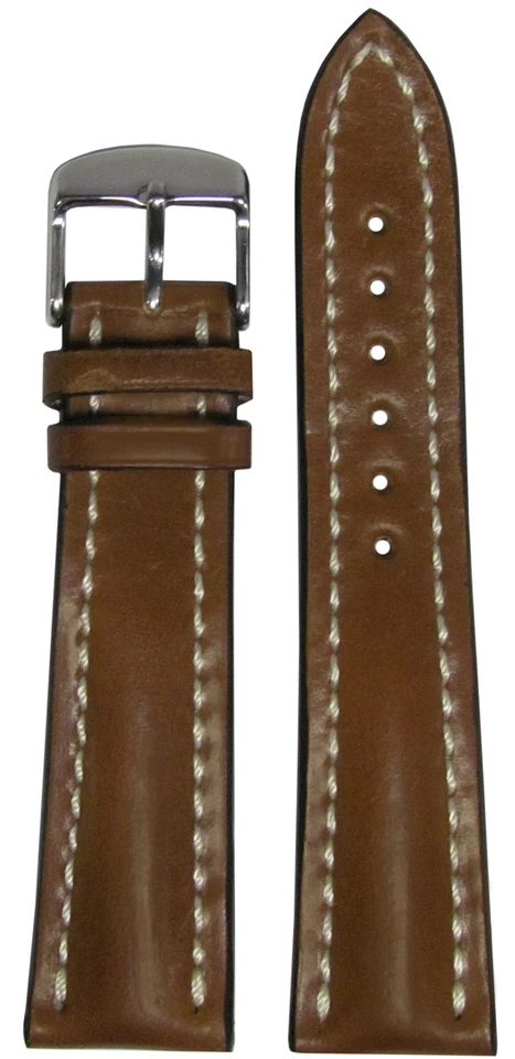 20mm RIOS1931 for Panatime Cognac Shell Cordovan Watch Band w WS for Breitling 2 - Bild 1 von 1