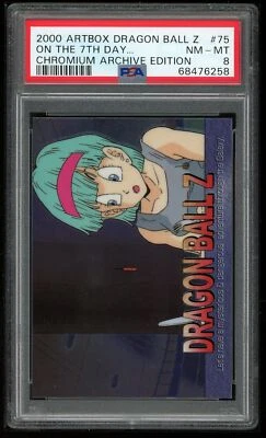 Dragon Ball Z ArtBox Chromium 75 Bulma 2000 PSA 8 68476258 - Image 1 of 2