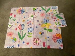 LOT OF 2 JC PENNY PURPLE FLOWERS STANDARD PILLOW SHAM COVER NWOT - Picture 1 of 2