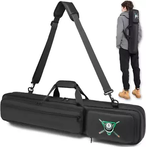 XINTREY Pool Cue Case 4X4, Billiard Stick Carrying Bag with Backpack Straps H... - Picture 1 of 12