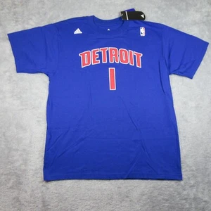 Detroit Pistons Shirt Herren Größe Large blau Adidas Chauncey Billups Trikot Stil - Bild 1 von 12