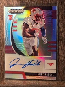 2020 Prizm Draft Picks Rookies Silver James Proche Rookie Auto RC - Picture 1 of 2