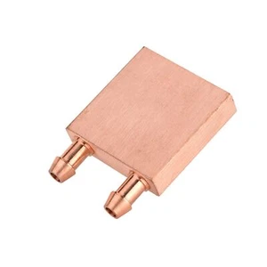 Copper Water Cooling Block for Graphics GPU Head CPU 40 * 40 * 10mm - Afbeelding 1 van 12