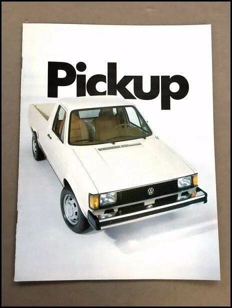 1982 Volkswagen VW Pickup Truck Original Car Sales Brochure Catalog Foto 1 de 4
