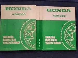 Werkstatt Handbuch Reparaturanleitung Honda XBR 500 + 3 mal Nachtrag - Bild 1 von 1