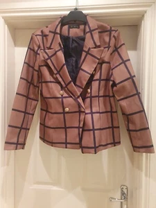 Ladies Jacket Tan with Black 12 - Picture 1 of 5