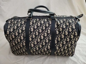 VINTAGE CHRISTIAN DIOR TROTTER BOSTON WEEKENDER BAG - Picture 1 of 8