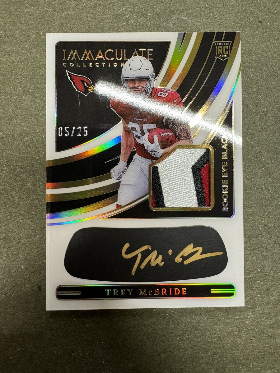 2022 Panini Immaculate Collection Trey McBride #REB-TMB for 2022 Panini Immaculate Collection Trey McBride #REB-TMB for