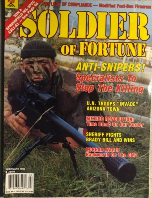 SOLDIER OF FORTUNE Magazine February 1995 - Image 1 of 3