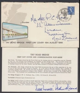 GB 1966 TAY ROAD BRIDGE FDC CACHET COVER WITH PICTORIAL POSTMARK (ID:281/D46926) - Picture 1 of 1