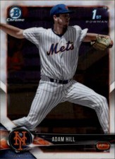 2018 Bowman Draft Chrome #BDC-154 Adam Hill New York Mets