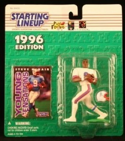 Steve McNair Houston Oilers NFL Starting Lineup Action Figure NIB Kenner NIP Cover