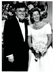 1996 Original Photo Martin Meehan wife Ellen Murphy wedding Lanam Club Andover - Picture 1 of 2