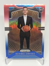 DEIVIDAS SIRVYDIS 2019-2020 Panini Prizm RED WHITE & BLUE PRIZM ROOKIE CARD 🔥🔥