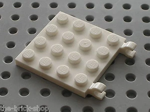 Lego weiße Platte 4 x 4 mit zwei Clips Ref 47998 /Set 4441 4429 3189 4204... - Bild 1 von 1