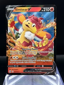 Simisear V 027/172 | SWSH - Brilliant Stars | Ultra Rare | Pokemon NM - Picture 1 of 2