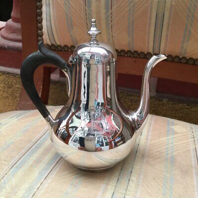 Antique French Sterling Silver Minerva Small Coffee Tea Pot Wood Handle 19th C • 434.58$