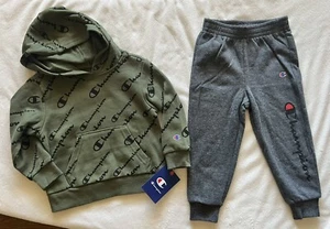 CHAMPION ATHLETICWEAR Toddler Boy's Fleece Hoodie/Joggers Outfit, 2-Piece Set - Picture 1 of 6