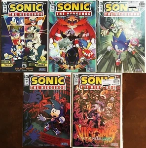 LOT 459A: SONIC The HEDGEHOG 6 Comic Books #13-18 A Covers 2019 Set Bagged Board - Picture 1 of 10